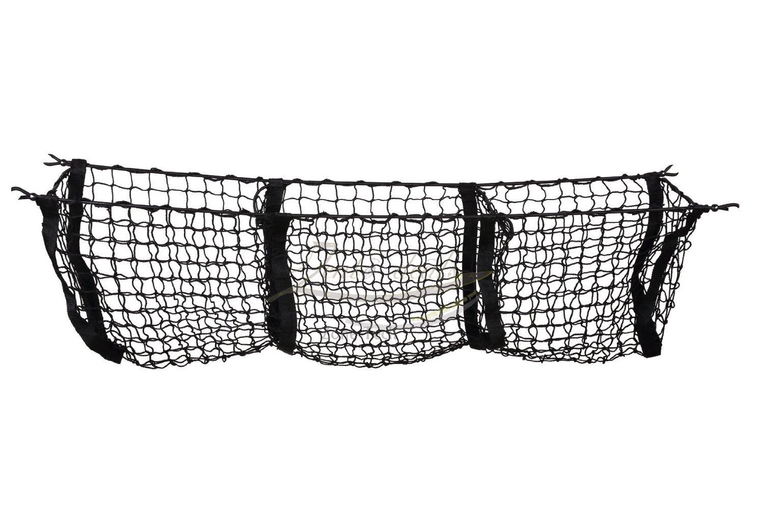 Zento Deals Black Mesh Three Pocket Trunk Cargo Organizer Storage Net