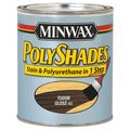Minwax 61460444 Polyshades Stain Polyurethane In 1 Step Quart Tudor Gloss 