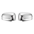 Chrome Plated Mirror Cover Cap Overlay For Mitsubishi Triton L200 2016 2017 2018 2019 Driver And Passenger Side With Led Turn 