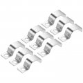 30 Pcs Pipe Strap 304 Stainless Steel Support Fit For 13 16in 20mm Tube Tension Clip With 1 Hole 10mm Height Continuouss Emt 