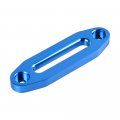 Blue 6 Cnc Aluminum Hawse Fairlead With 50 X 1 4 Synthetic Winch Rope Line Cable Yellow Half-link Forged Steel Hook For Atv Utv
