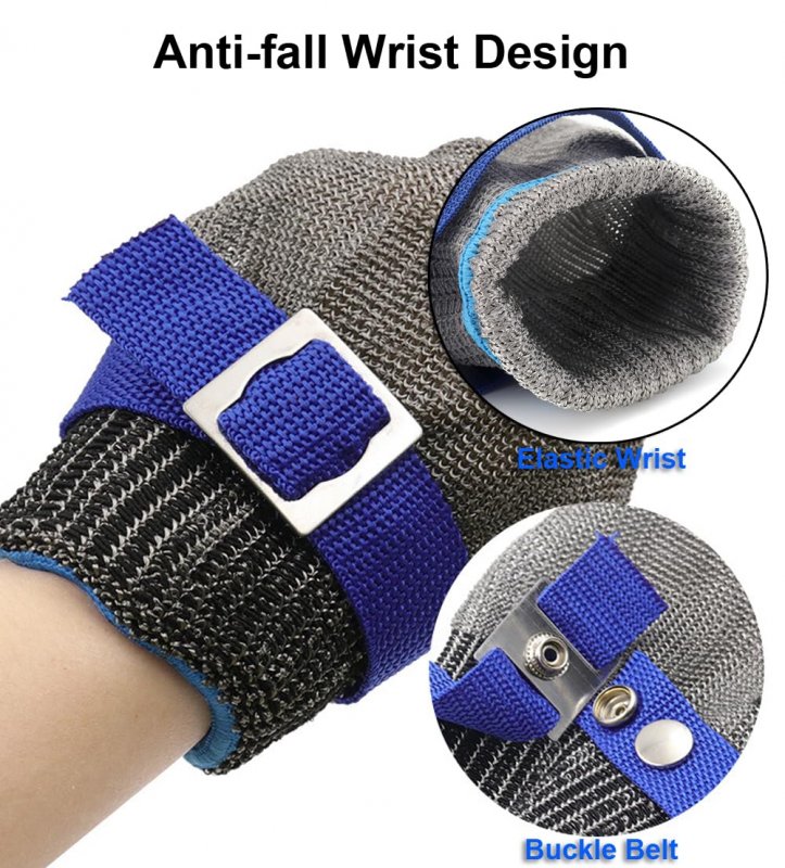 Sujayu Cutting Gloves Resistant Level 9 Proof Cut Work Kitchen For L