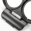 Hecasa Gauge Cover Compatible With 1998-2013 Harley-davidson Road Glide Instrument Top Nacelle Speedo Tach Housing Fairing