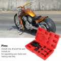 Motorcycle Chain Breaker Cutter Link Splitter Pin Remover Riveting Tool Removal Set Rivet Kits For 520 525 530 532 Drive Chains
