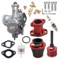 Vm22 26mm Carburetor For Predator 212cc 196cc Ct200u Kt196 Mini Bike Moto Race Go Kart 6 5hp Baja Warrior Heat Mb165 Mb200 Red 