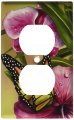 Art Plates Monarch Flowers Switch Plate Outlet Cover 