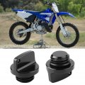 Qiilu Black Cnc Aluminum Oil Filler Cap Plug Cover For Honda Crf150r Cb250f Black