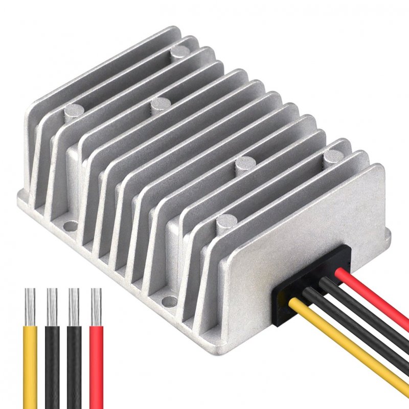 Cllena Dc 8v-40v To 13 8v 25a Automatic Buck Boost Converter Step Down Up Regulator Voltage Reducer Waterproof Regulated Power
