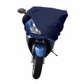 Blue Motorcycle Cover Medium Cc-6312 Water Resistant Durable Fabric With Storage Bag 6 66 Ft X 2 92 3 9 Universal Fit 