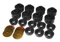 Prothane 7-141-bl Black Body And Cab Mount Bushing Kit 16 Piece 