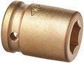 Ampco Safety Tools I-3 4d19mm Socket Impact Non-sparking Non-magnetic Corrosion Resistant 3 4 Drive 19 Mm 