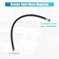 X Autohaux 15763368 Hvac Heater Inlet Hose Assembly For Cadillac Escalade Chevrolet Avalanche Silverado Suburban Tahoe Gmc