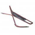 Kadore Interior Front Center Console Strips Trim Molding Cover For Toyota Camry 2018 2019 2020 2021 2022 2023 Carbon Fiber