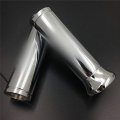 Smt-7 8 Alloy Handlebar Hand Grips Compatible With Kawasaki 250 400 750 R Rr 1100 Zxr Chromed B00rudyuxi