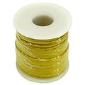 Stranded Hook Up Wire 22 Gauge Tinned Copper Yellow 100 Ft Spool 300 Vrms 