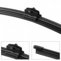 X Autohaux 1 Pcs 400mm 16 Rear Windshield Wiper Blades Replace For Audi Q3 2011-2022 Rubber Plastic Black