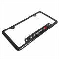 Ipick Image Compatible With Dodge Real Carbon Fiber Insert Black 50 States Stainless Steel License Plate Frame