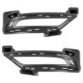 Hecasa Pair Fog Light Bezels For 2015-2024 Chrysler 300 Replacement Ch1038172 Ch1039172 Front Bumper Driving Lamps Cover Trim 