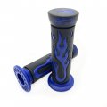 Httmt Xh4067-blue-22 Watercrafts Flame Gel Style Grips Blue 7 8 Inches Both Side