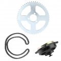 Motorcycle Sprocket Kit Drive System T8f Chain With 6t Gear Box Rear For Mini 47cc 49cc Aluminum Alloy