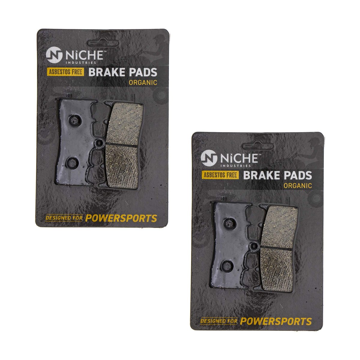 Niche Brake Pad Set For Bmw R1150gs Hp2 R1200r R1200s R1200c R1150r 34117690170 Front Organic 2 Pack