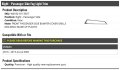 Right Passenger Side Fog Light Trim Compatible With 2010-2013 Acura Mdx
