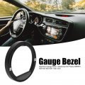 Fydun Front Dashboard Speedometer Gauge Bezel Trim Replacement For Polaris Rzr570 800 900 Rzr 1000 -blk Black