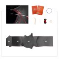 Mewant Customized Hand-stitch Diy Black Genuine Lesther Car Steering Wheel Cover For Suzuki Swift Sport 2012-2017 Vitara S
