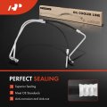 A-premium Inlet And Outlet Engine Oil Cooler Line Hose Assembly Compatible With Chevrolet Express 1500 2500 Gmc Savana 1500