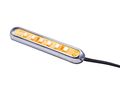 Led Modules Straight Chrome Amber 