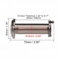 Uxcell Door Viewer Solid Brass 0-degree Peephole With Cover For 2 32 To 4 17 Inch Thick Copper Finish 2 Pcs