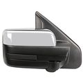 Ford F150 Chrome Textured Telescoping Manual Folding Side Towing Mirror Back Reflector Right 