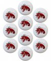 Lobster Chef Ceramic Cabinet Drawer Knobs Set Of 10 