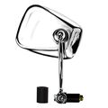 Ken Sean 95100 Triple Nickel Chrome Finish Bar-end Motorcycle Mirror Rh Lhec Spec 