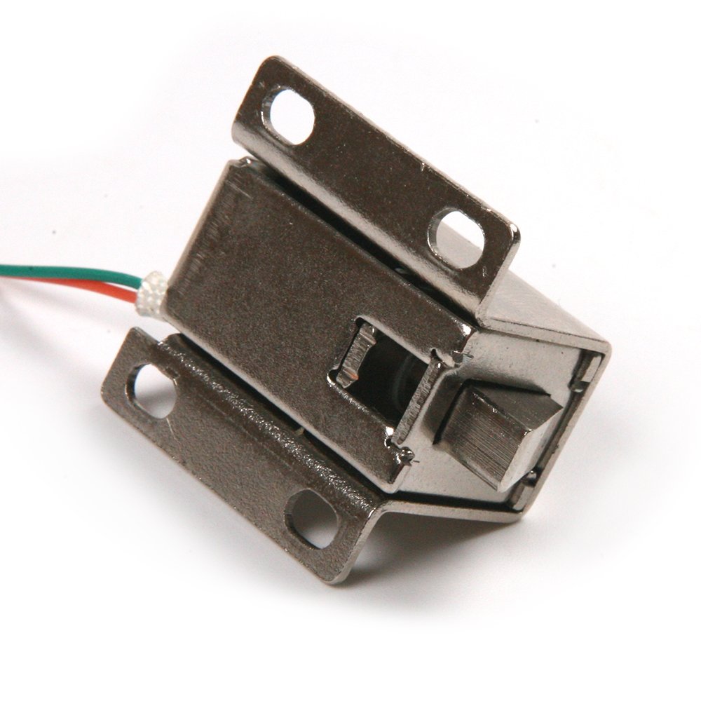 Electromagnetic Solenoid Lock Mini Dc 12v 0 43a Magnetic For Cabinet Door Drawer Slim Design Tongue Down Assembly 27x29x18mm