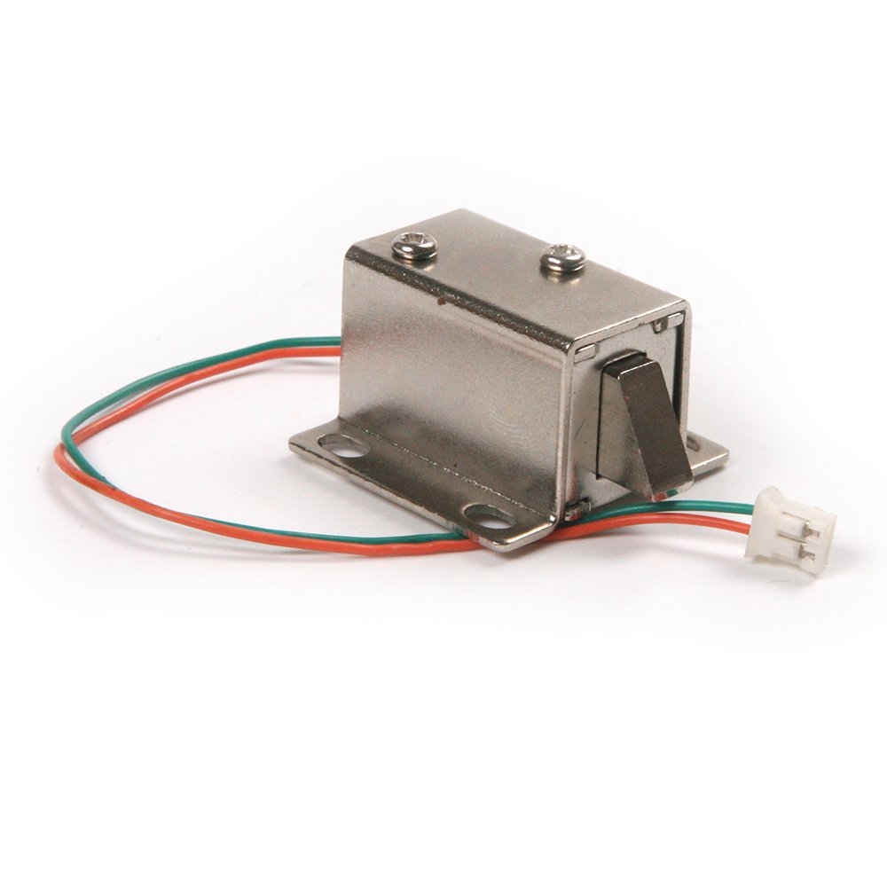 Electromagnetic Solenoid Lock Mini Dc 12v 0 43a Magnetic For Cabinet Door Drawer Slim Design Tongue Down Assembly 27x29x18mm