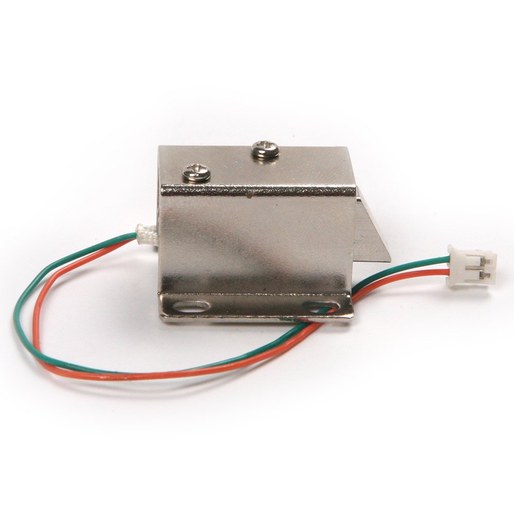 Electromagnetic Solenoid Lock Mini Dc 12v 0 43a Magnetic For Cabinet Door Drawer Slim Design Tongue Down Assembly 27x29x18mm