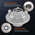 Ocpty Trailer Hub Wheel Bearing Kits For 1-1 16 Outer 1-3 8 Inner Tapered Spindle Grease Seal 3 500 Lb Axles 5 Bolt Lug