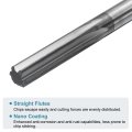 Chucking Reamer 7 8mm H7 Solid Carbide Lathe Machine 6 Straight Flutes Shank Milling Cutter Tool For Metal Wood Hole Reaming