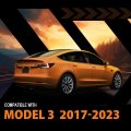 Trunk Trim Assembly Scuff Plate For Tesla Model 3 2017 2023 Black Pp Material Replacement Part Number 00 G 108631g 00 Rim