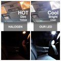 10pcs White Led Interior Lights Bulb Kit For Ford Mustang 1994 1995 1996 1997 1998 1999 2000 2001 2002 2003 2004 Super Bright