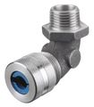 Hubbell Nhc1023 Kellems Wire Management Cord Connectors 90 Degree Male Aluminum 1 2 Hub 0 38-0 50 Diameter 