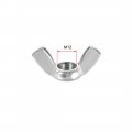 Uxcell M12 Wing Nuts Stainless Steel 304 Fasteners Parts Hurrican Screws Hand Twist Tighten Ear Butterfly 2pcs
