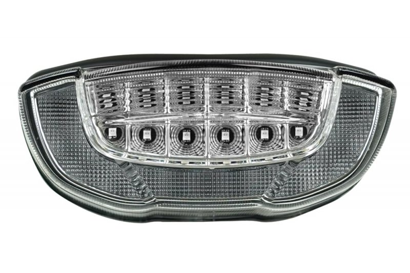 Integrated Sequential Led Tail Lights Clear Lens For Honda Cbr650r Cb650r 2019 2023 Waterproof With Stop Alert And Built In