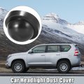 X Autohaux 2pcs 105mm Car Rubber Housing Seal Caps Headlight Dust Cover Waterproof Dustproof