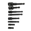 Premium 1 4 3 8 2 Cr-v Impact Hex Shank Socket Adapter Compatible With Power Drills And Screwdriver Handle Tools Pcs