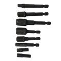 Premium 1 4 3 8 2 Cr-v Impact Hex Shank Socket Adapter Compatible With Power Drills And Screwdriver Handle Tools Pcs