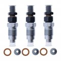 Solarhome 3x Fuel Injector 16082-53900 16082-53001 16082-53903 Compatible With Kubota Kx91-3 L2600 L2900 L3010 L3200 L3700