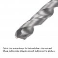 Uxcell Solid Carbide Drill Bits 4mm C2 K20 Tungsten Jobber Straight Shank Drilling Tool For Stainless Steel Aluminum Iron Metal