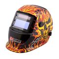 Firepower 1441-0088 Auto-darkening Welding Helmet With Skull And Fire Design 